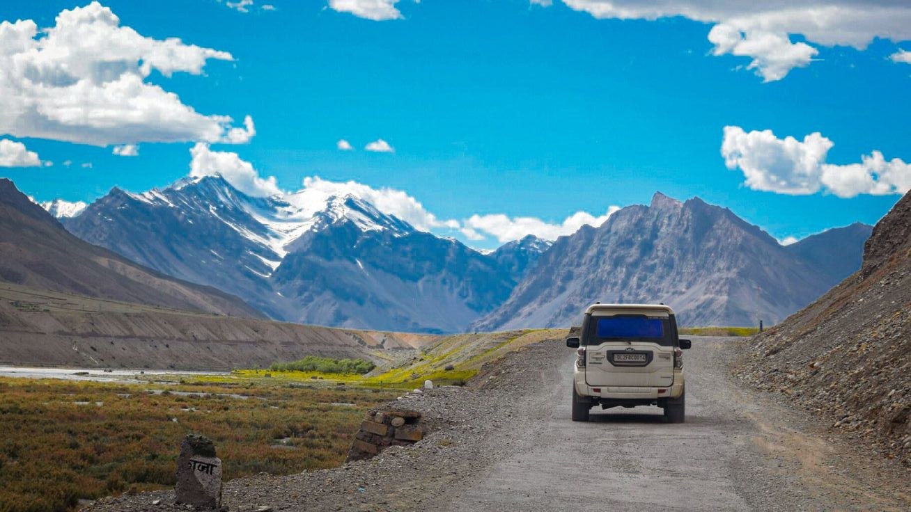 High altitude Spiti road journey
